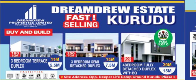 3 Bedroom Semi Detached Duplex